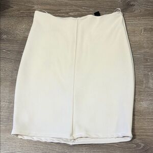 Windsor Cream Pencil Skirt